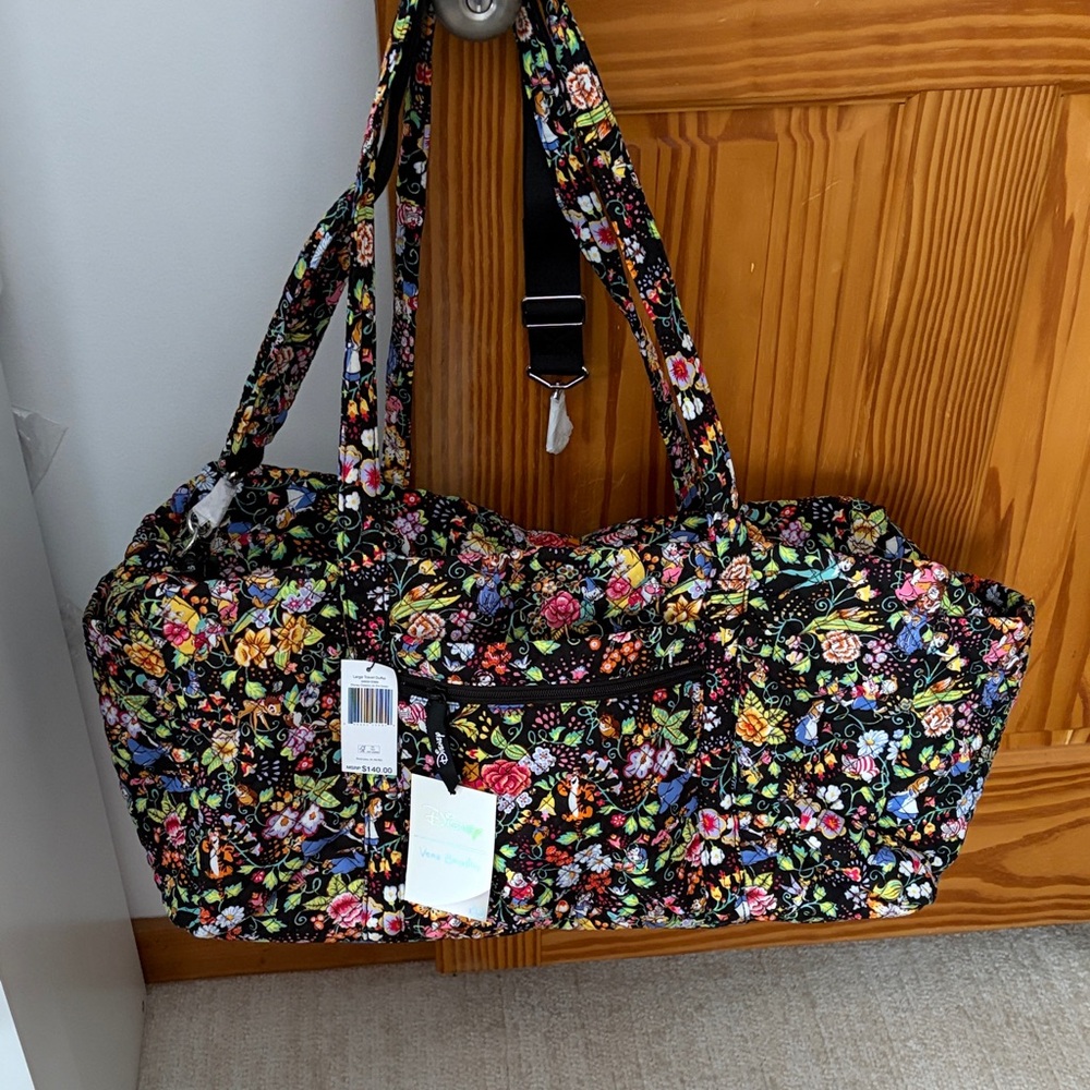 Vera Bradley X Disney Large Duffel. Disney Classics on the Green